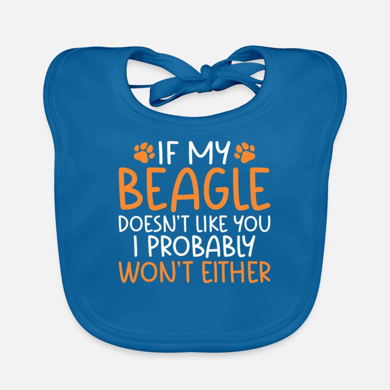 Cadeau Beagle Propriétaire de Beagle Bavoir bio Bébé