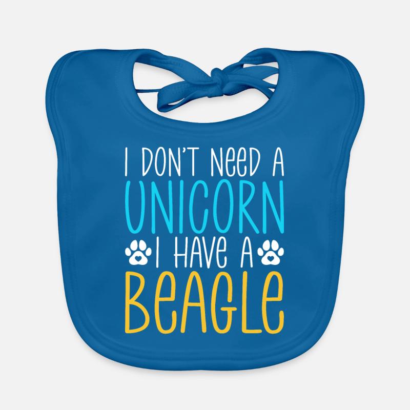 Cadeau Beagle Propriétaire de Beagle Bavoir bio Bébé
