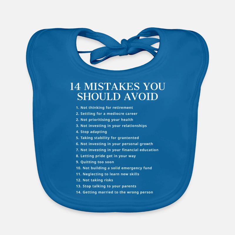 Mistakes you should avoid English saying Organic Baby Bibs