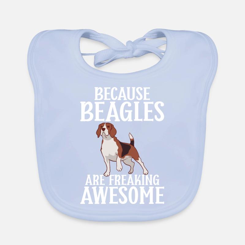 Beagle Gift Beagle Owner Organic Baby Bibs