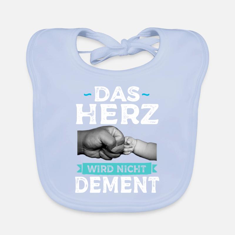 Das Herz Wird Nicht Dement Pflege Baby Bio-Lätzchen