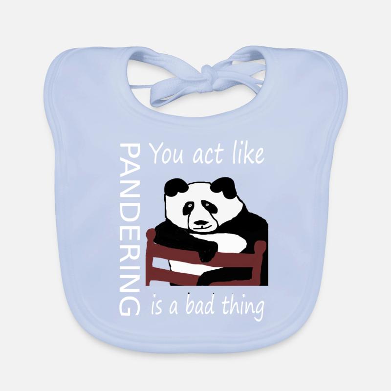 Anbiedern ist keine schlechte Sache, wenn Sie ein Panda sind Baby Bio-Lätzchen