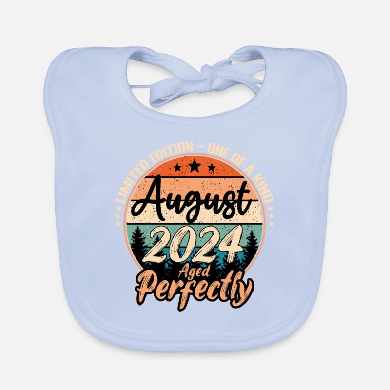 August 2024 Jubiläum 2024 Legenden August Baby Bio-Lätzchen