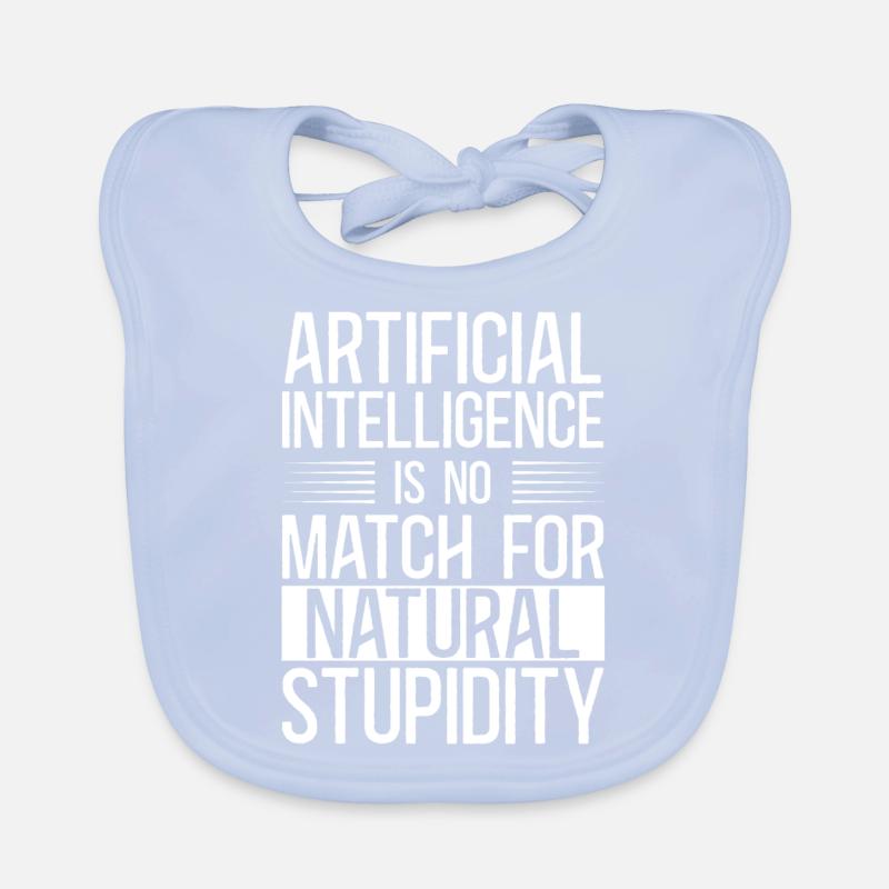Artificial intelligence Shirt Baby Bio-Lätzchen