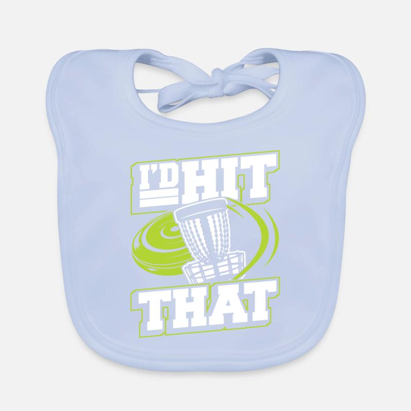 J’avais frappé ce disque de panier de golf frisbee Bavoir bio Bébé