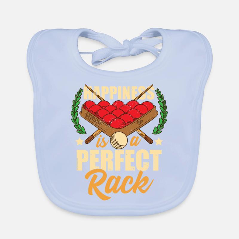 Snooker Funny Organic Baby Bibs