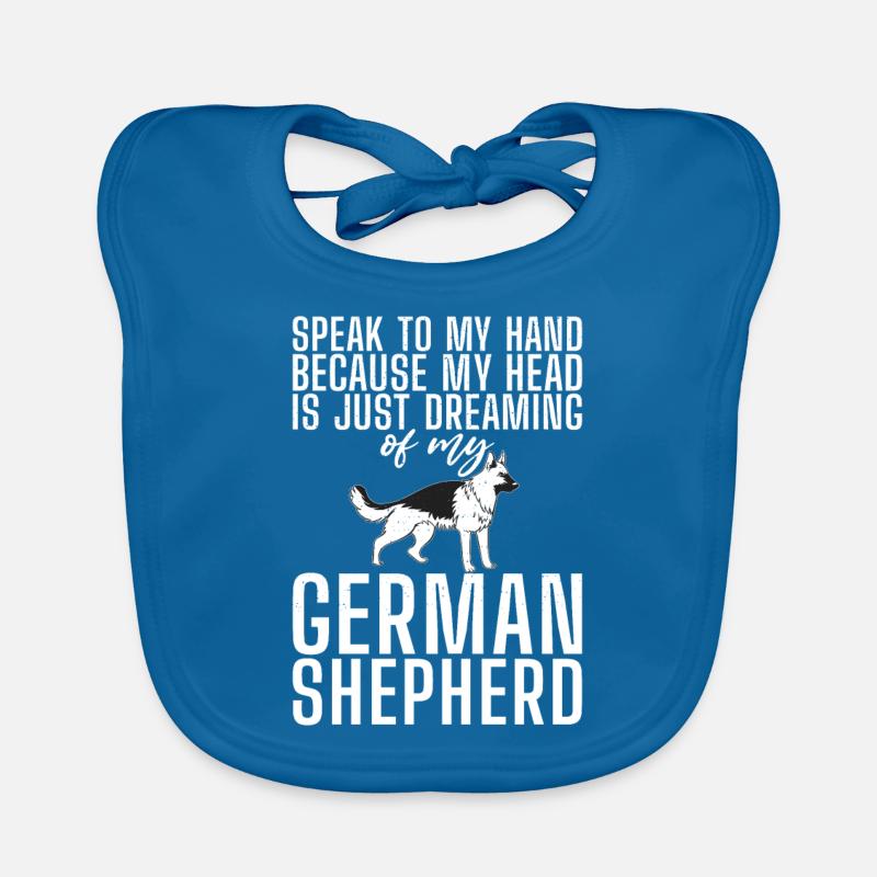 Deutscher Schäferhund Geschenke Baby Bio-Lätzchen