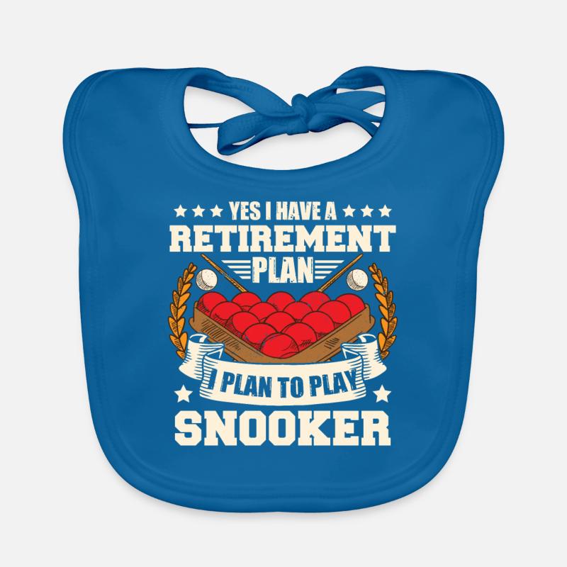 Retraite de snooker Bavoir bio Bébé