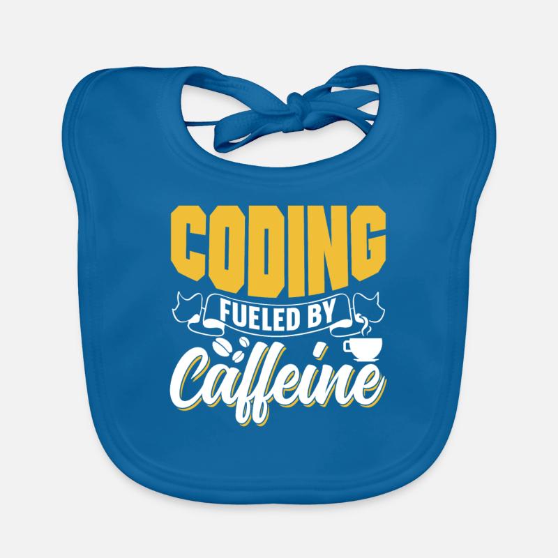 Programmation alimentée par le codage de la caféine Bavoir bio Bébé