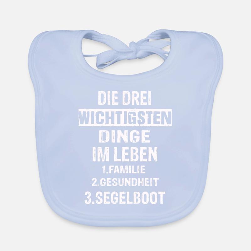 Segelboot Baby Bio-Lätzchen
