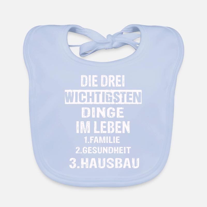 Hausbau Baby Bio-Lätzchen