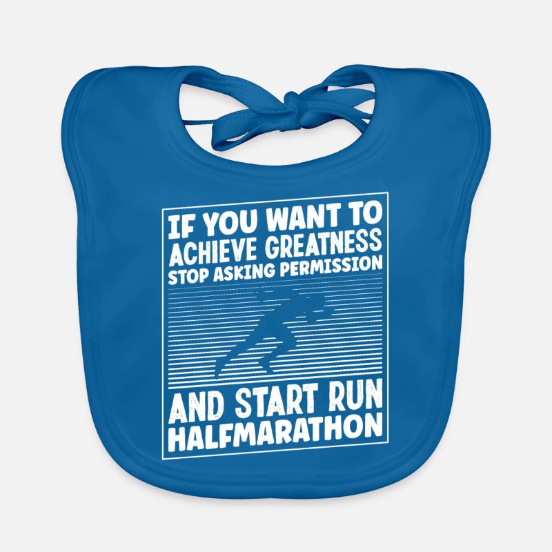 start run halfmarathon Baby Bio-Lätzchen