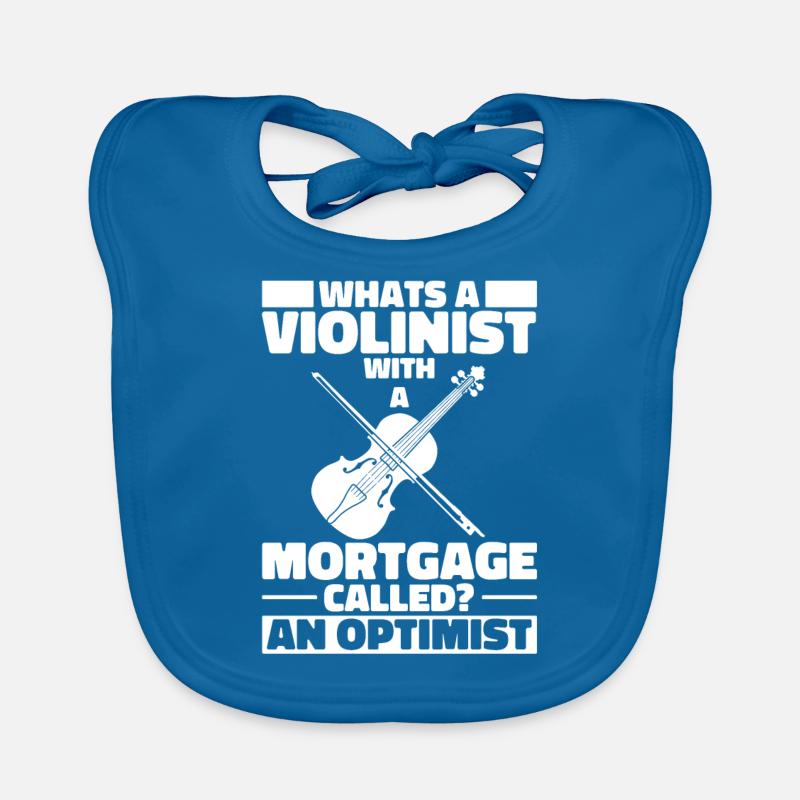 Violin Violin Comic Organic Baby Bibs