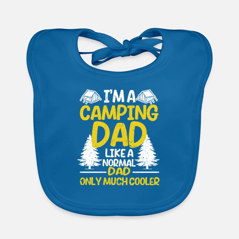 Ich bin ein Camping Dad wie ein normaler Daddy Baby Bio-Lätzchen
