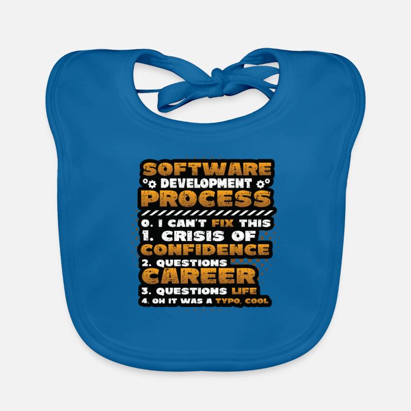 Software development process, programming Organic Baby Bibs