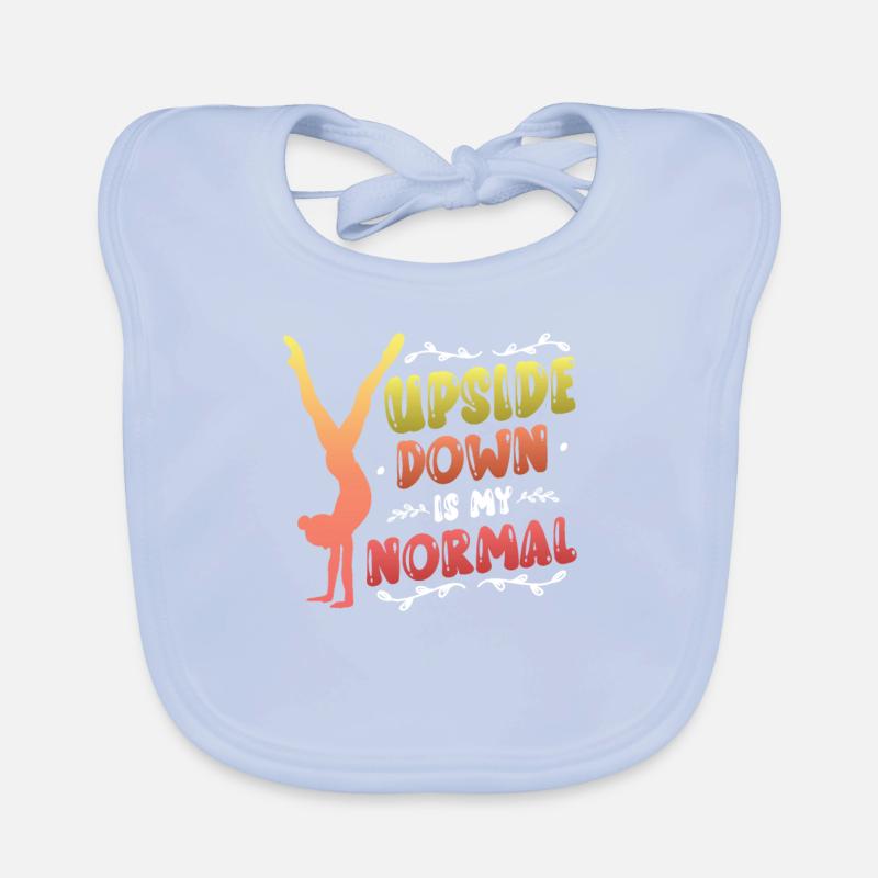 À l’envers est mon handstand normal pour les filles Bavoir bio Bébé