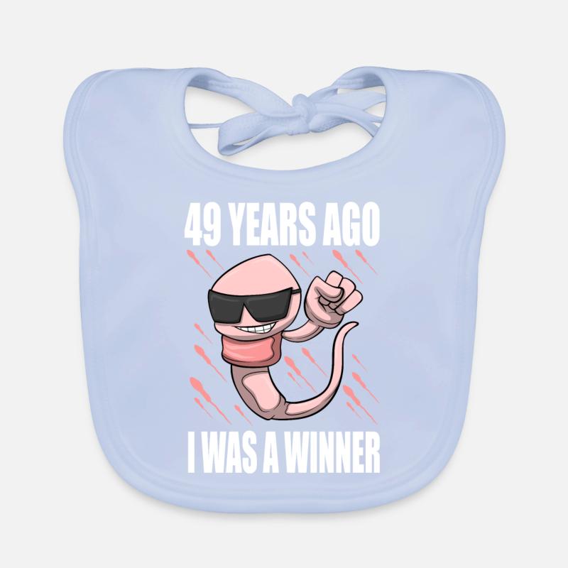 Mann Sperma Geburtstag 49 Jahre alt Baby Bio-Lätzchen