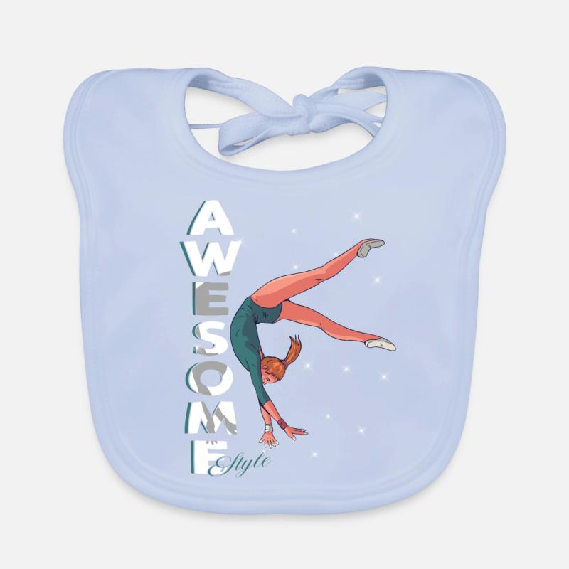 Great Style - Women's Gymnastic Dance Organic Baby Bibs