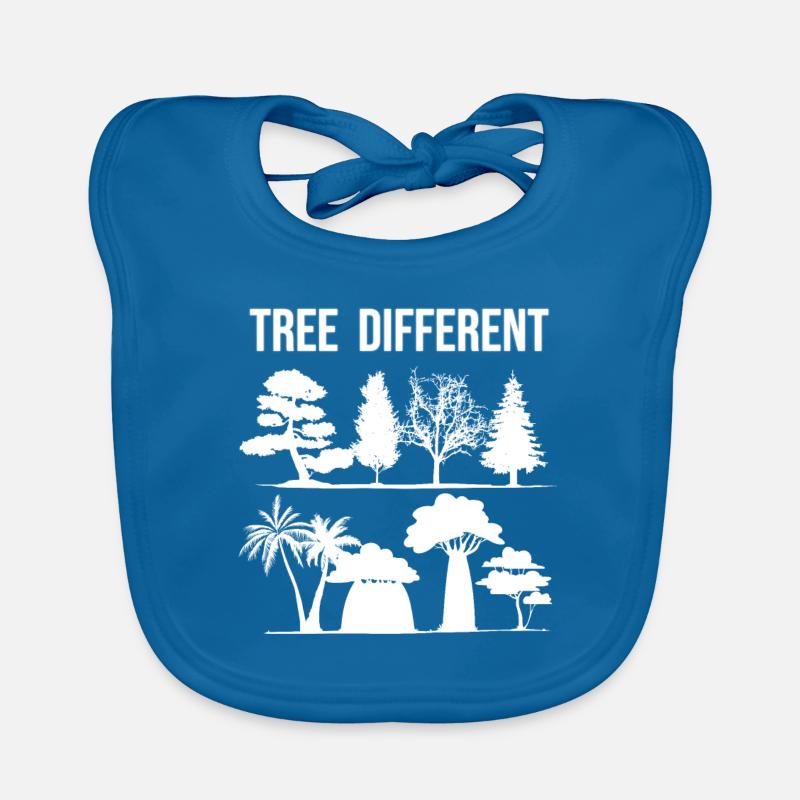 Arbre différent - soyez différent - soyez vous-même Bavoir bio Bébé