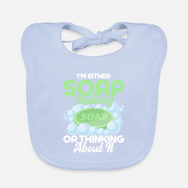 Je fais du savon ou j’y pense soapma Bavoir bio Bébé