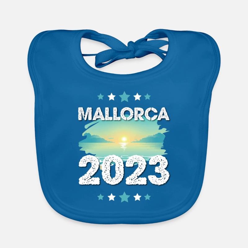 Mallorca 2023 Organic Baby Bibs