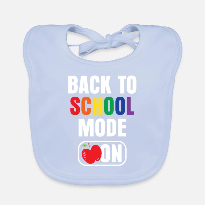Schulanfang Modus Ein Schulstart Lehrer Schule Baby Bio-Lätzchen