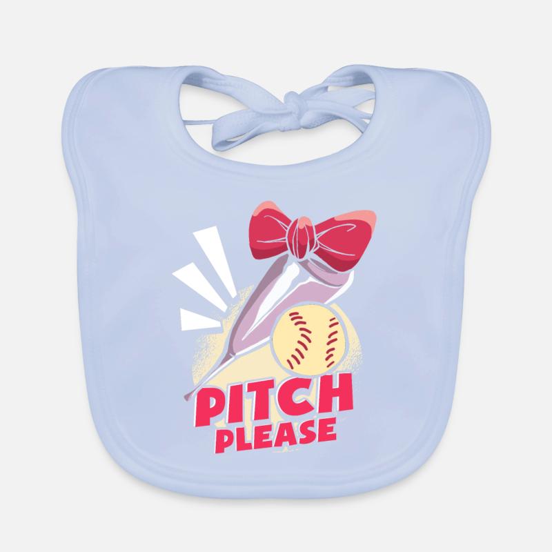 Softball lustig Baby Bio-Lätzchen
