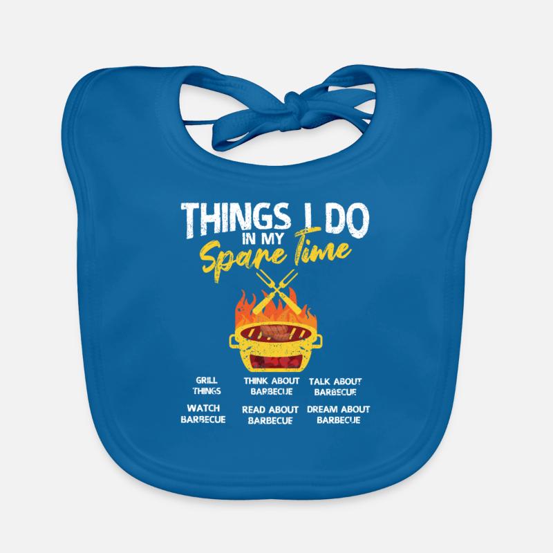 Things I do in my spare time Barbecue Organic Baby Bibs
