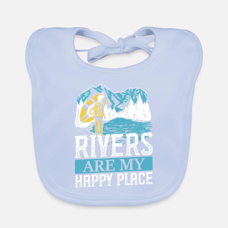 River Rafting Organic Baby Bibs
