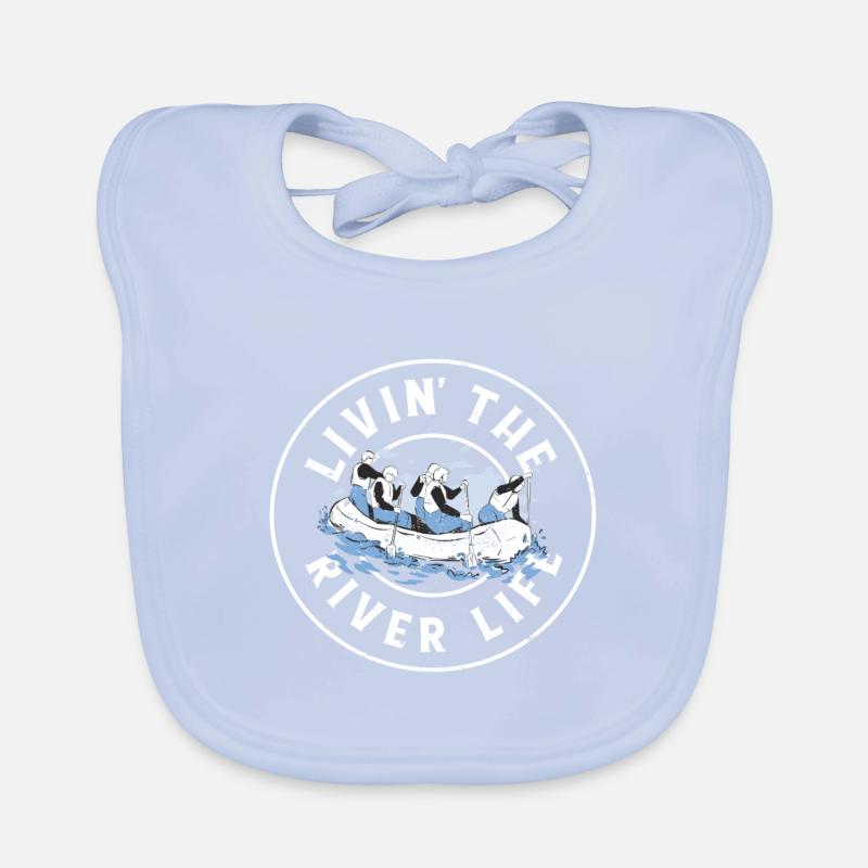 River Rafting Organic Baby Bibs