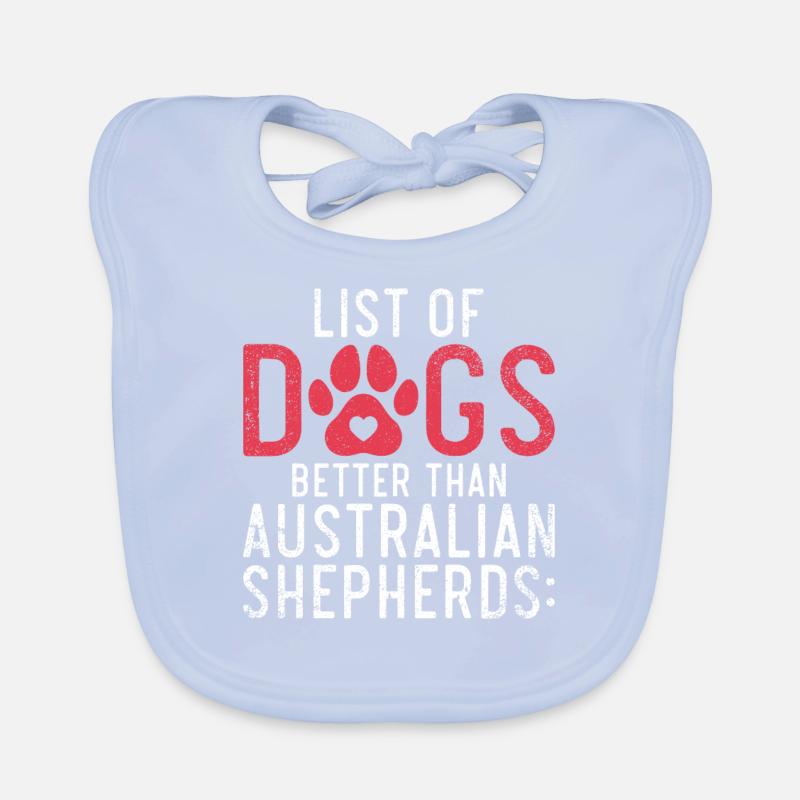 Australian Shepherd Geschenke Baby Bio-Lätzchen