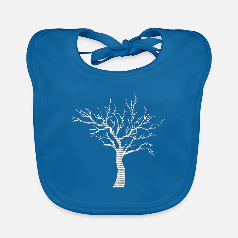 Binary Tree Admin Hacker Coder Programmierer Baby Bio-Lätzchen