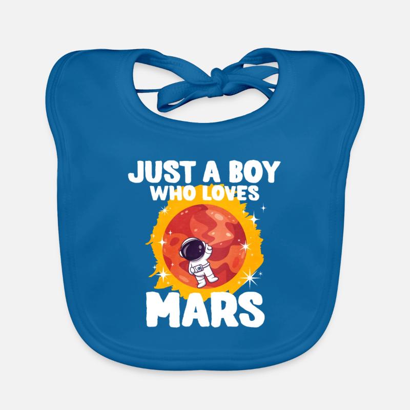 Mars Planet Gift Organic Baby Bibs