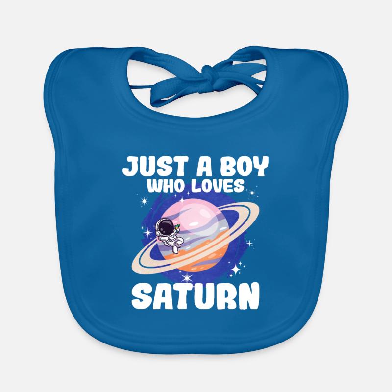 Saturn Planet Gift Organic Baby Bibs