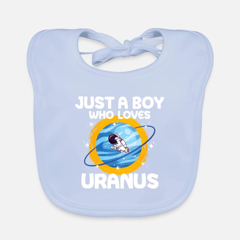 Uranus Planet Gift Organic Baby Bibs