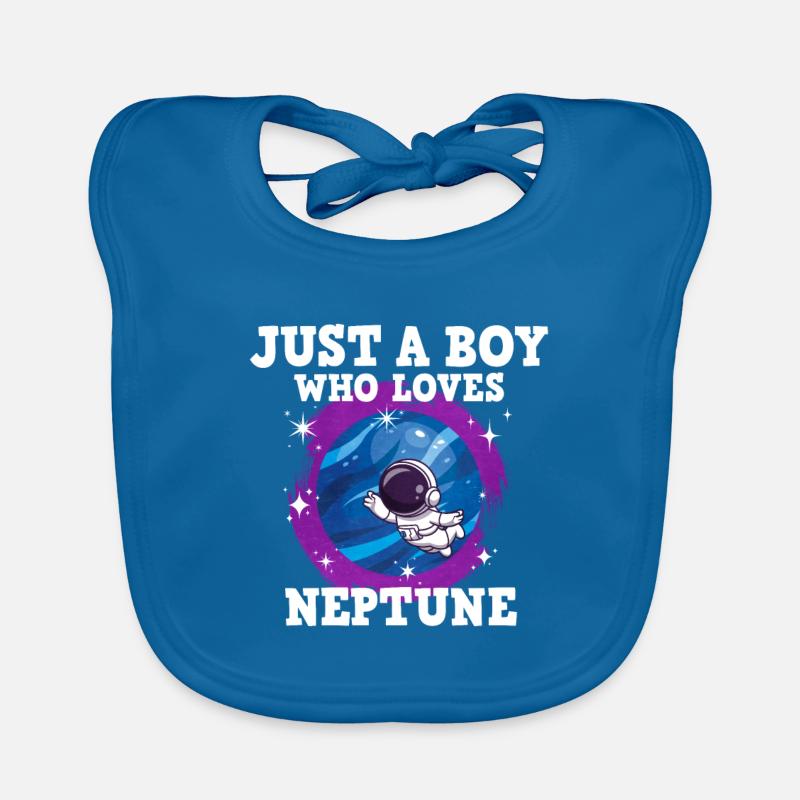 Neptune Planet Gift Organic Baby Bibs