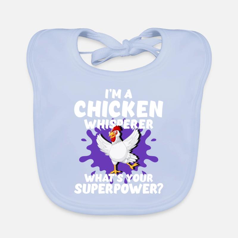 Poulets Bavoir bio Bébé