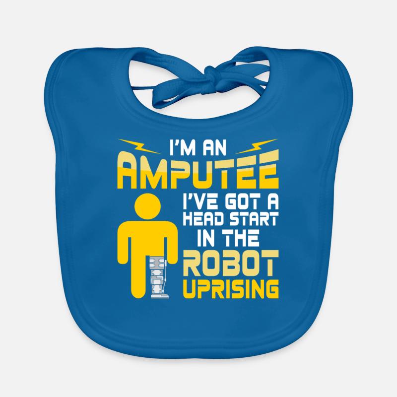 Prothèse robotisée jambe-bras amputée avec jambes Bavoir bio Bébé