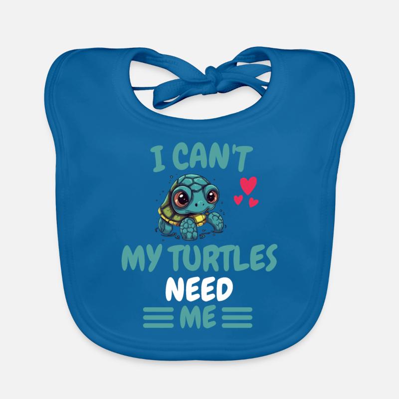 Ich kann nicht Ozean Tier Geschenk Schildkröte Baby Bio-Lätzchen