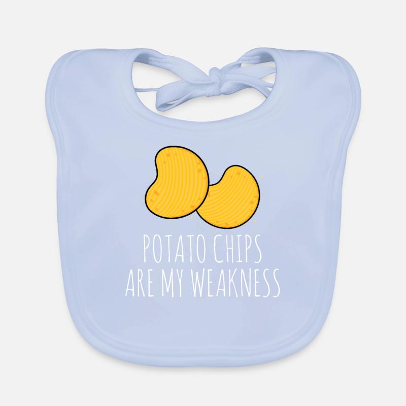 Chips Manger des collations Cadeau de bonbons Bavoir bio Bébé
