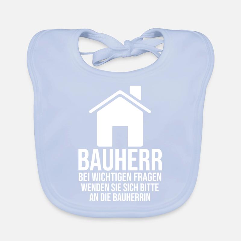 Bauherr Baby Bio-Lätzchen