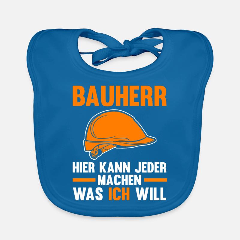 Bauherr Baby Bio-Lätzchen
