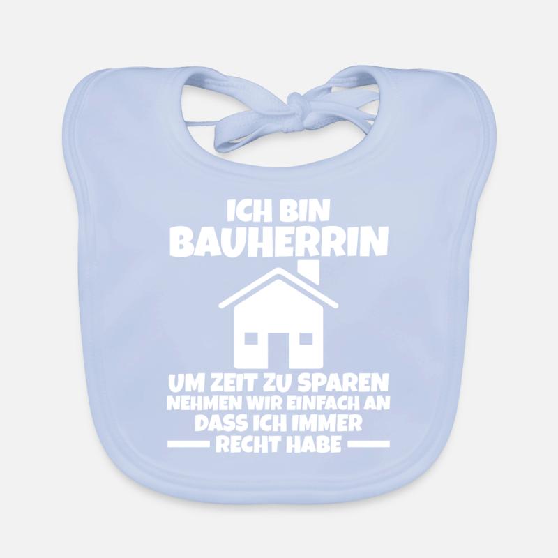 Ich Bin Bauherrin Baby Bio-Lätzchen