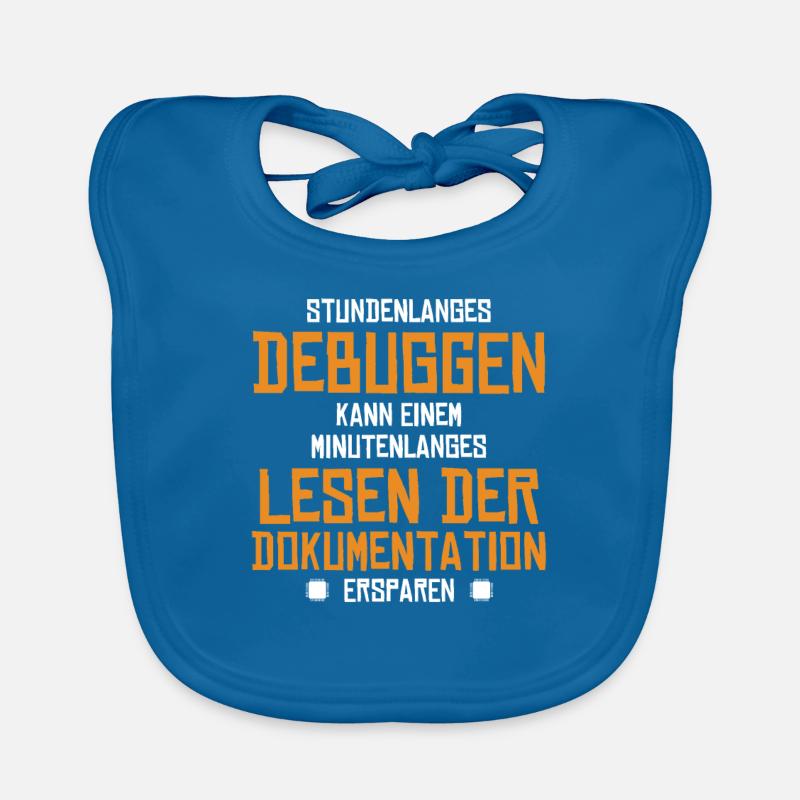 Stundenlanges Debuggen Softwareingenieur Coder Baby Bio-Lätzchen