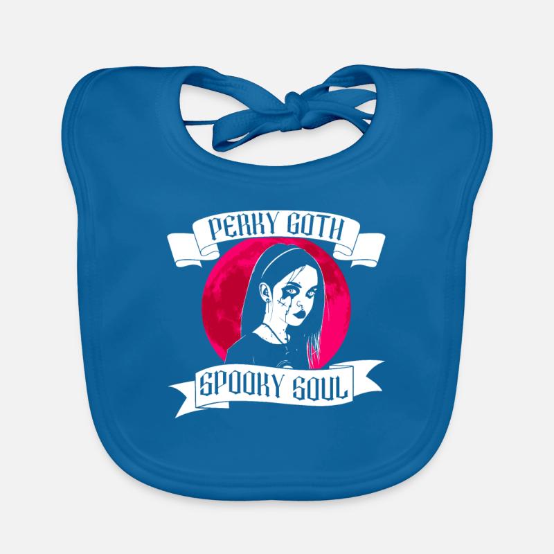 Perky Goth - Âme effrayante - Bubble Goth Perky Goth Bavoir bio Bébé