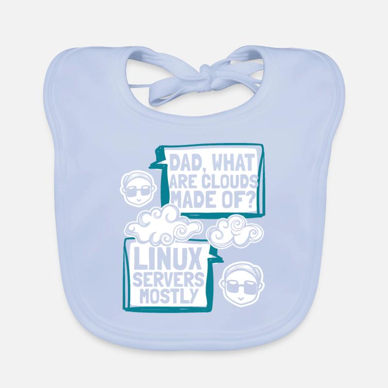 Dad What Are Clouds Made Of Developer Coder Baby Bio-Lätzchen