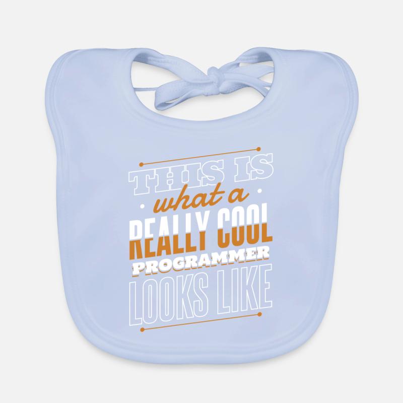 À quoi ressemble un programmeur vraiment cool Bavoir bio Bébé