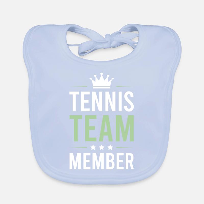 Tennis Team Organic Baby Bibs
