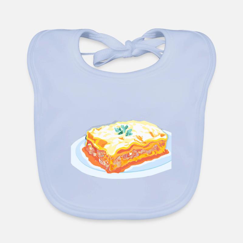 Casserole de pâtes à lasagnes Bavoir bio Bébé
