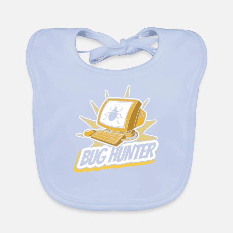 Bug Hunter Ingénieur logiciel Développeur Codeur Bavoir bio Bébé